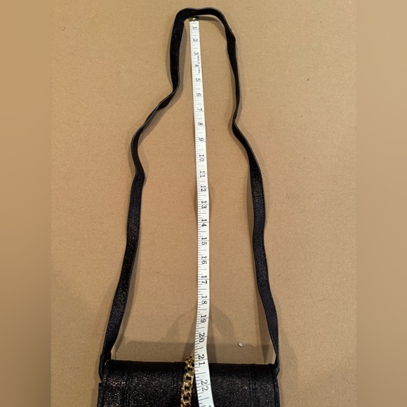 Milly Black Metallic Mini Shoulder Bag - Picture 11 of 11